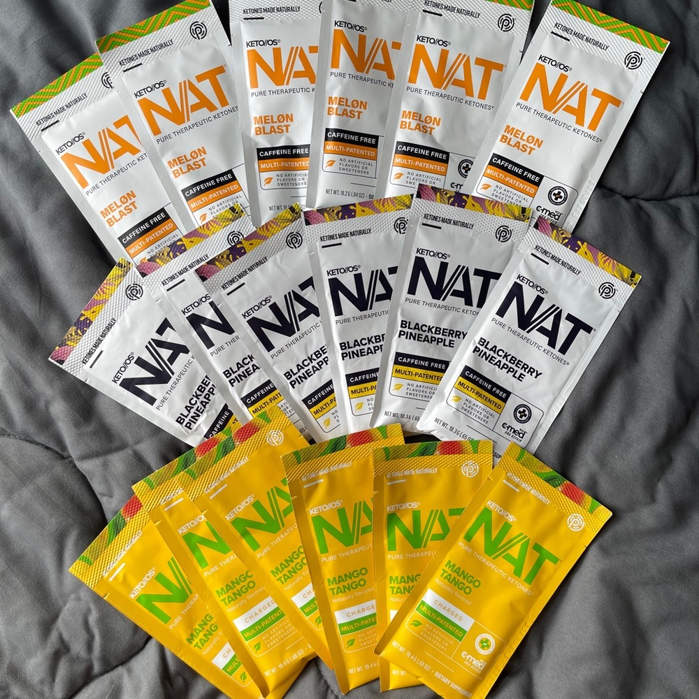18 Pruvit ketone packets